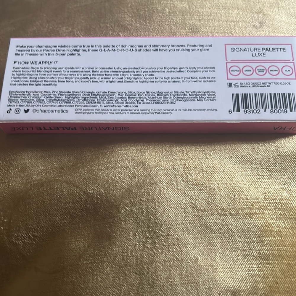 OFRA signature palette. Luxe. NIB unused - Picture 2 of 4